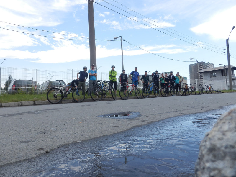 Yekaterinburg, bicycle tour West coast of Iset lake