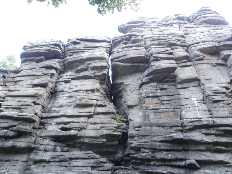 Rocks near Iset, bicycle tour West coast of Iset lake