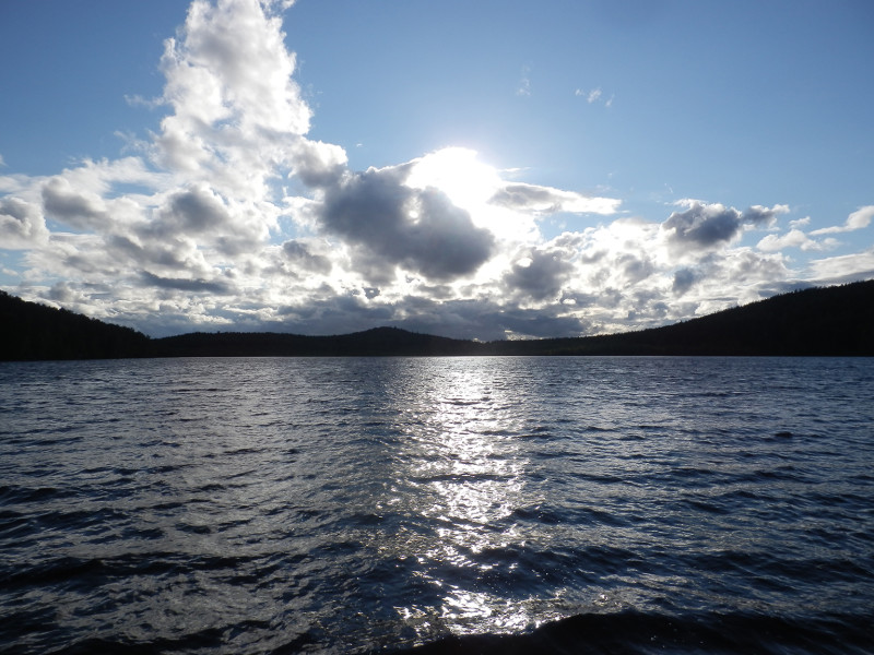 Sandy Lake, bicycle tour West coast of Iset lake