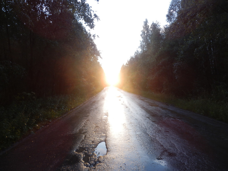 Way home ( between Upper Ufaley and Polevskoy )