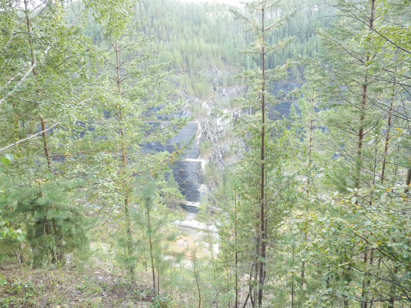 Old Lens quarry near Yekaterinburg