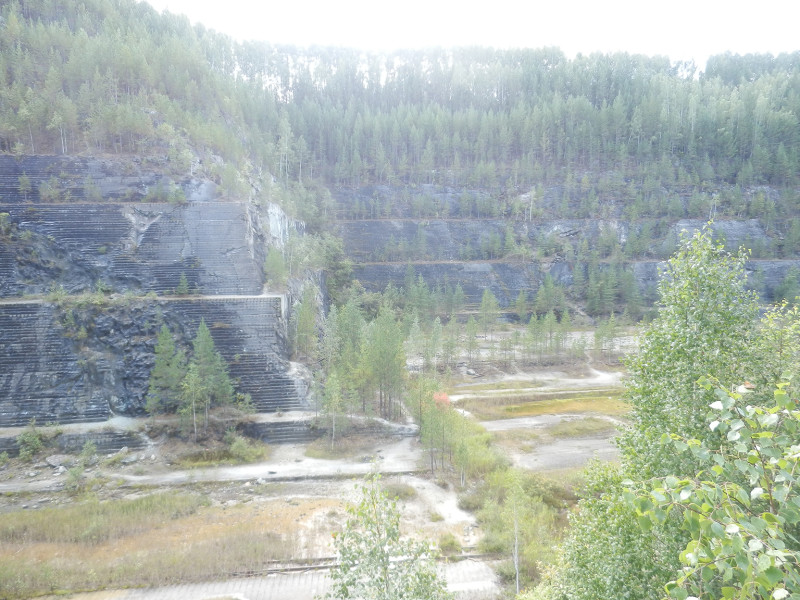 Old Lens quarry near Yekaterinburg