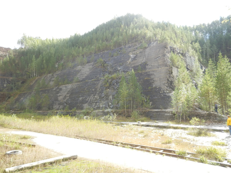 Old Lens quarry near Yekaterinburg