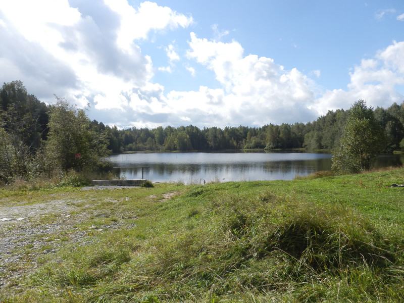 Pond near Mramorskoe village
