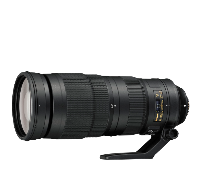 Nikon AF-S NIKKOR 200-500mm f/5.6E ED VR telephoto zoom objective lens