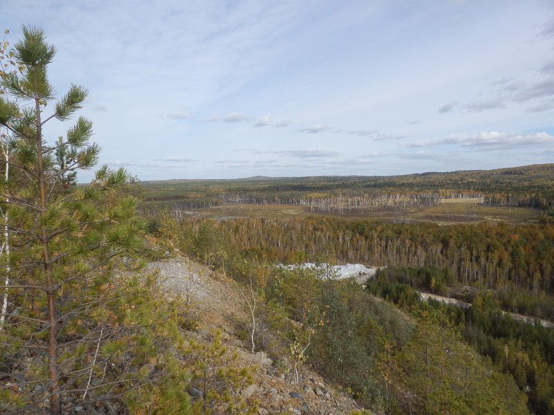 View from the hill near Cheremshanka village