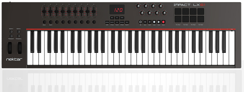 MIDI-клавиатура Nektar Impact LX 61