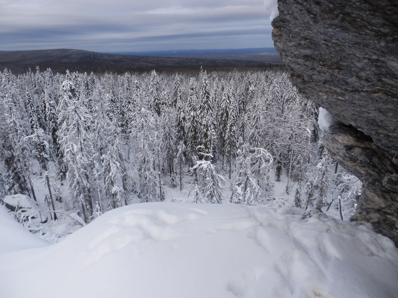 View from rocks