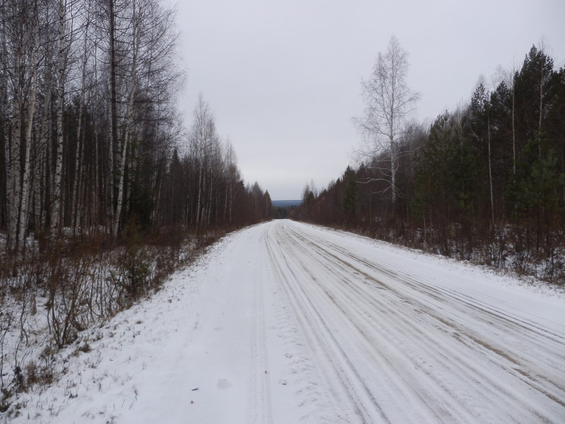 Road from Azov mountain to clay 