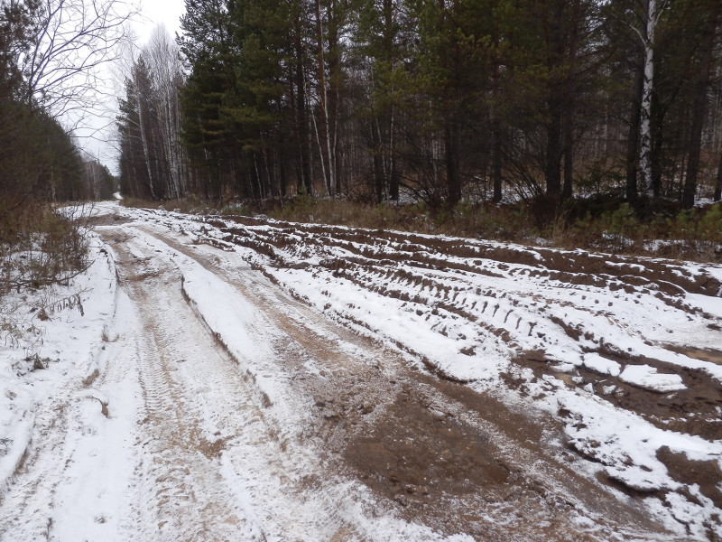 Clay area on the way to the Large Lavrovka village