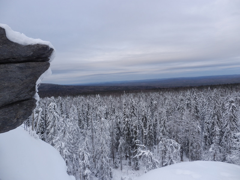 View from rocks