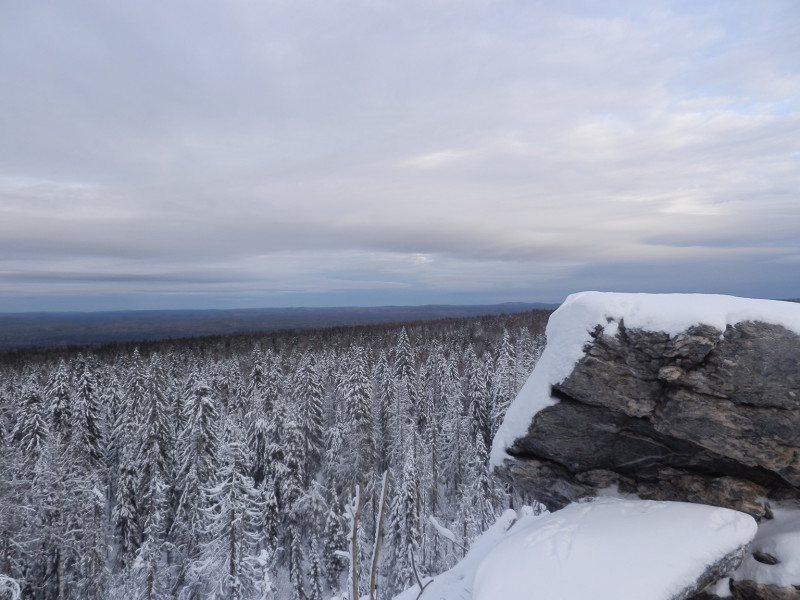 View from rocks