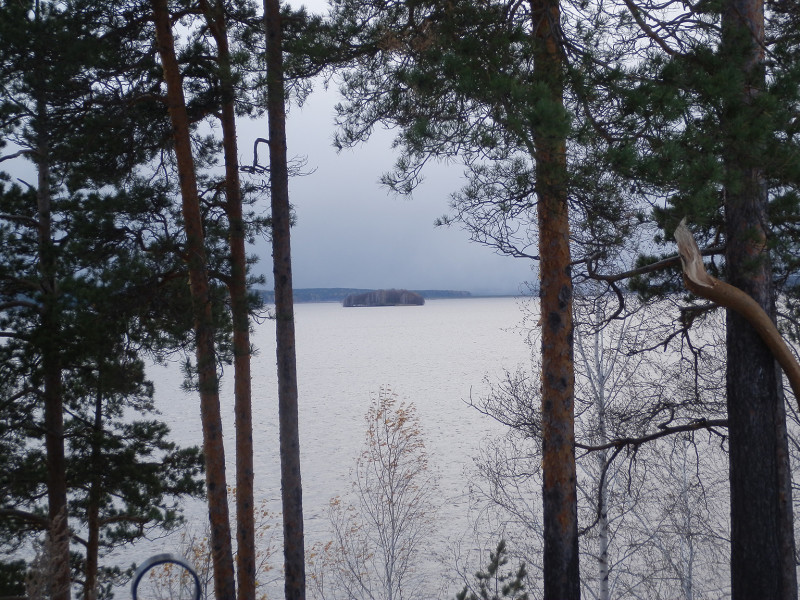 On the shore of Iset lake