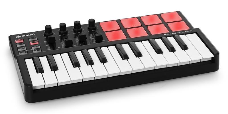 MIDI keyboard chord Micro MU Control Station