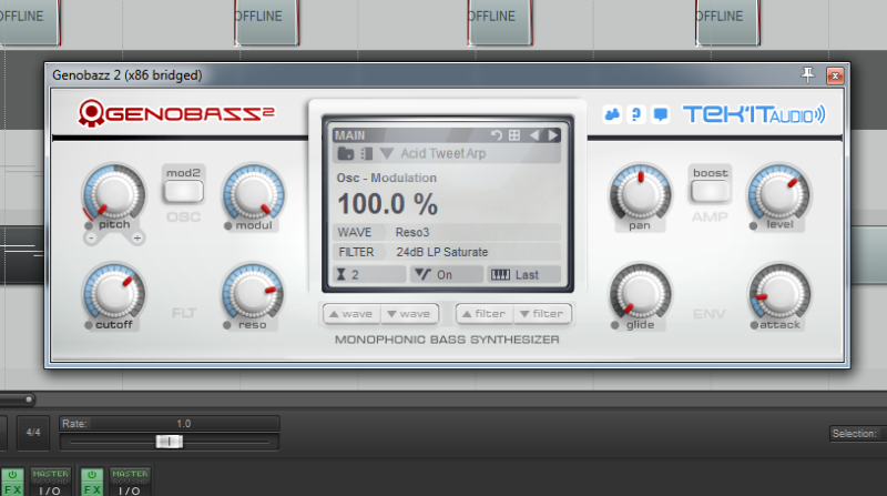 DAW REAPER VST Genobazz 2