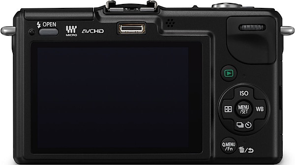 Photo-camera Panasonic Lumix DMC-GF2 ( rear view )