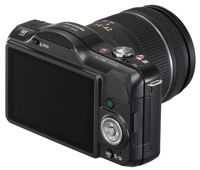 Фото-камера Panasonic Lumix DMC GF3 ( вид сзади )