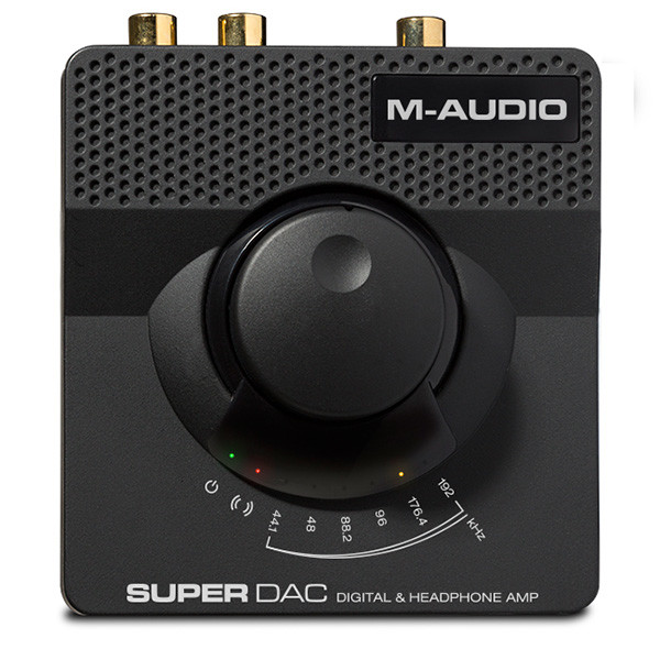 Внешняя звуковая карта M-Audio Super DAC ( вид сверху )