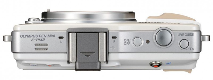 Фото-камера OLYMPUS PEN mini E-PM2 ( вид сверху )