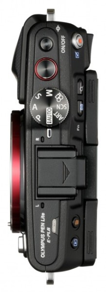 Photo camera Olympus PEN E-PL6 ( top view )