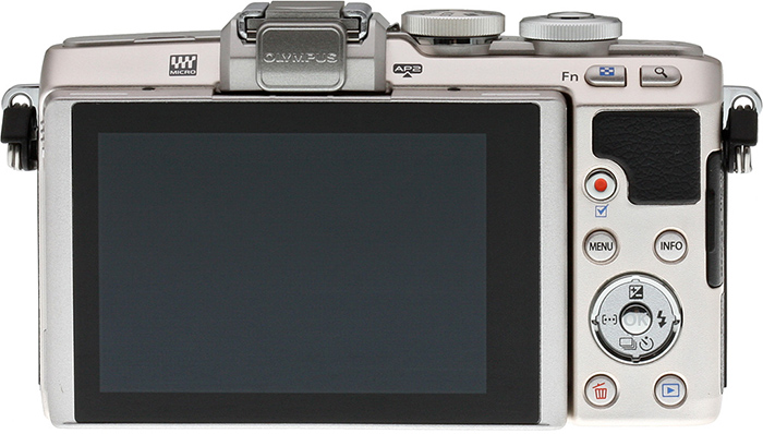 Photo camera Olympus Pen E-PL7 ( back view )