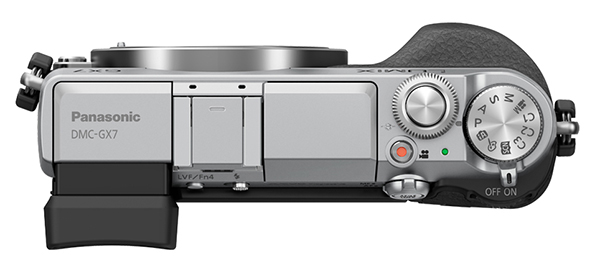Photo camera Panasonic Lumix DMC-GX7 ( top view )