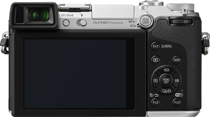 Photo camera Panasonic Lumix DMC-GX7 ( rear view )