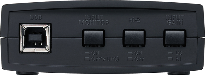External sound card Roland Duo-Capture MK2 ( rear view )