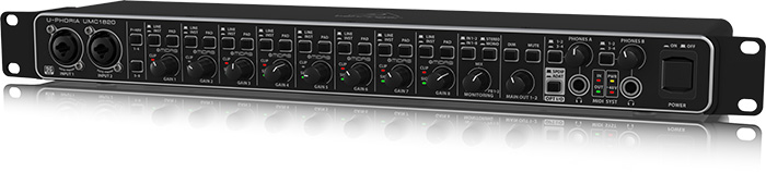 USB audio interface Behringer U-PHORIA UMC1820