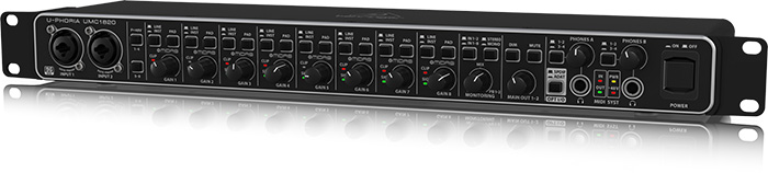 behringer u-phoria umc1820 usb audio interface