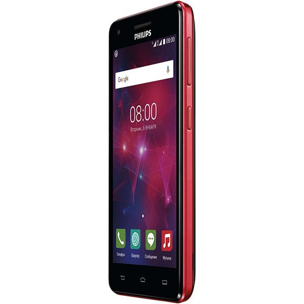 Смартфон Philips Xenium V377 ( вид сбоку )