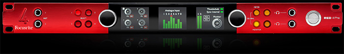 Thunderbolt audio interface Focusrite Red 4 Pre