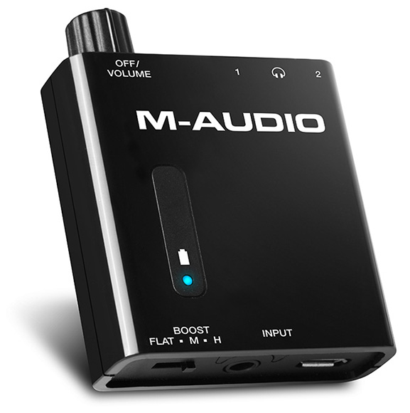 USB headphones amplifier M-Audio Bass Traveler