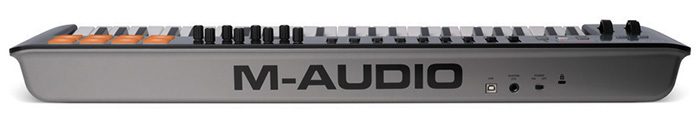USB MIDI keyboard M-Audio Oxygen 49 MK IV ( back panel )