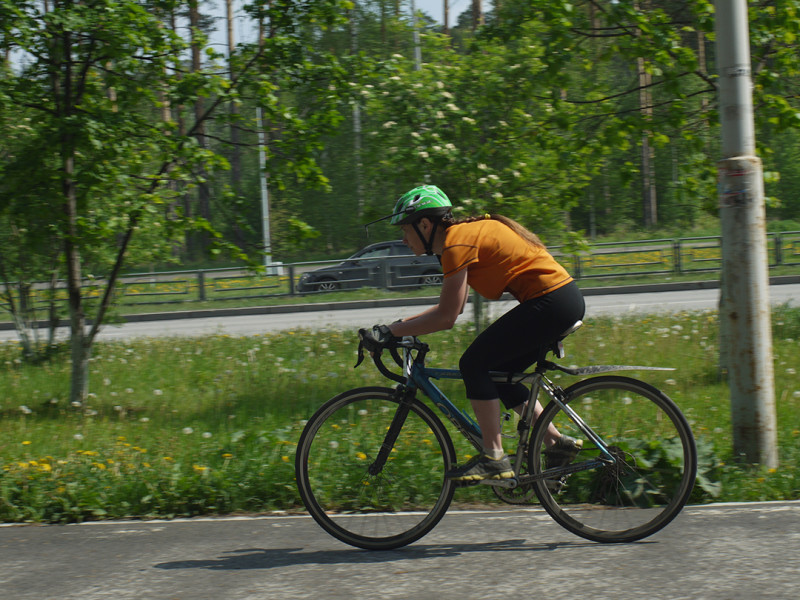 Yelena Koreshkova on Velo Drag Racing 2016 Stage I, Yekaterinburg