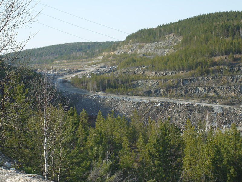 Quarry near Cheremshanka village after competitions