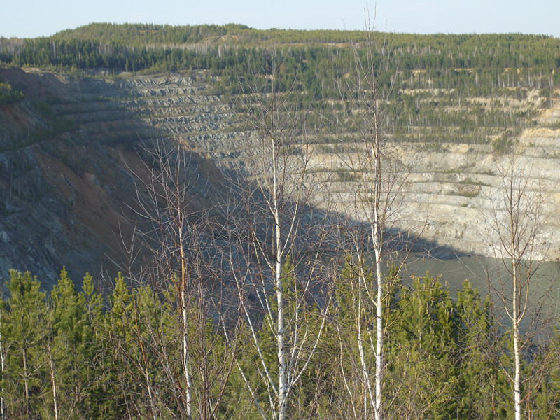 Quarry near Cheremshanka after competitions