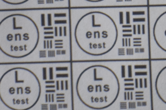 Test mira photo, diaphragm 11, lower left corner of image - M39 photo lens Industar 69 testing on Micro 4/3 matrix