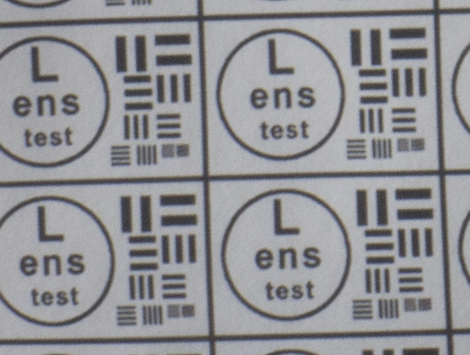 Тестовая мира, диафрагма 16, левый нижний угол изображения - Тестирование M39-объектива Индустар 69 на Micro 4/3 матрице