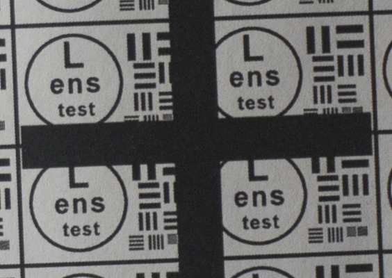 Тестовая мира, диафрагма 5.6, центр изображения - Тестирование M39-объектива Индустар 69 на Micro 4/3 матрице